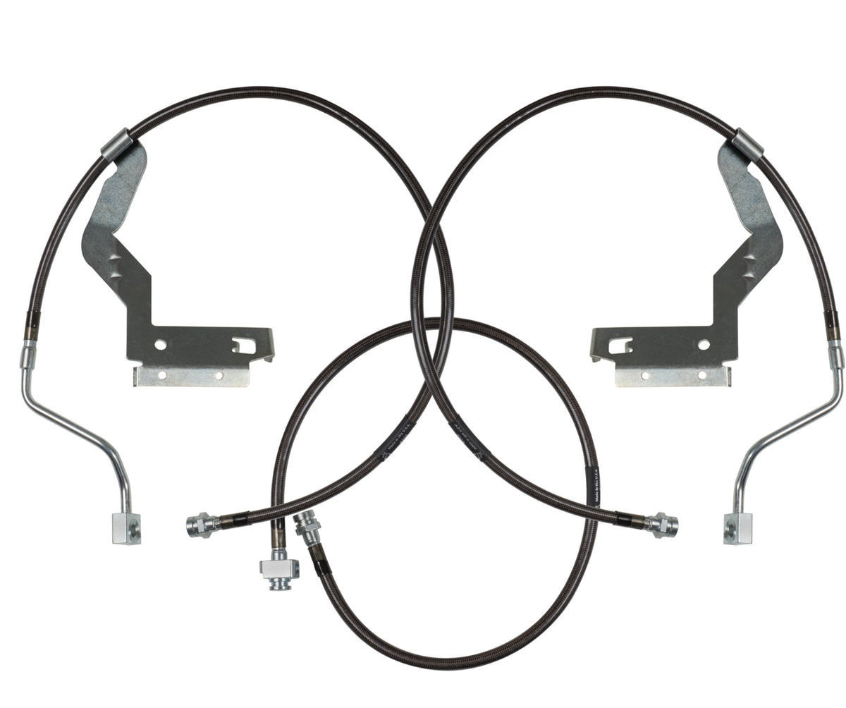 Carli Suspension CS-FORDBBL-08 Stainless Steel Extended Brake Lines (4.5 in Lift) for 2008-2010 Ford F-250 / F-350 Super Duty 4x4