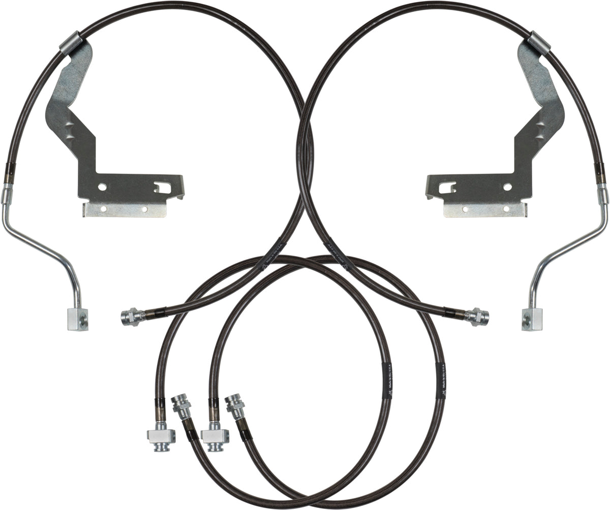 Carli Suspension CS-FORDBBL-45-17 Stainless Steel Extended Brake Lines 4.5/5.5 in Lift for 2017-2022 Ford F-250 / F-350 Super Duty 4x4