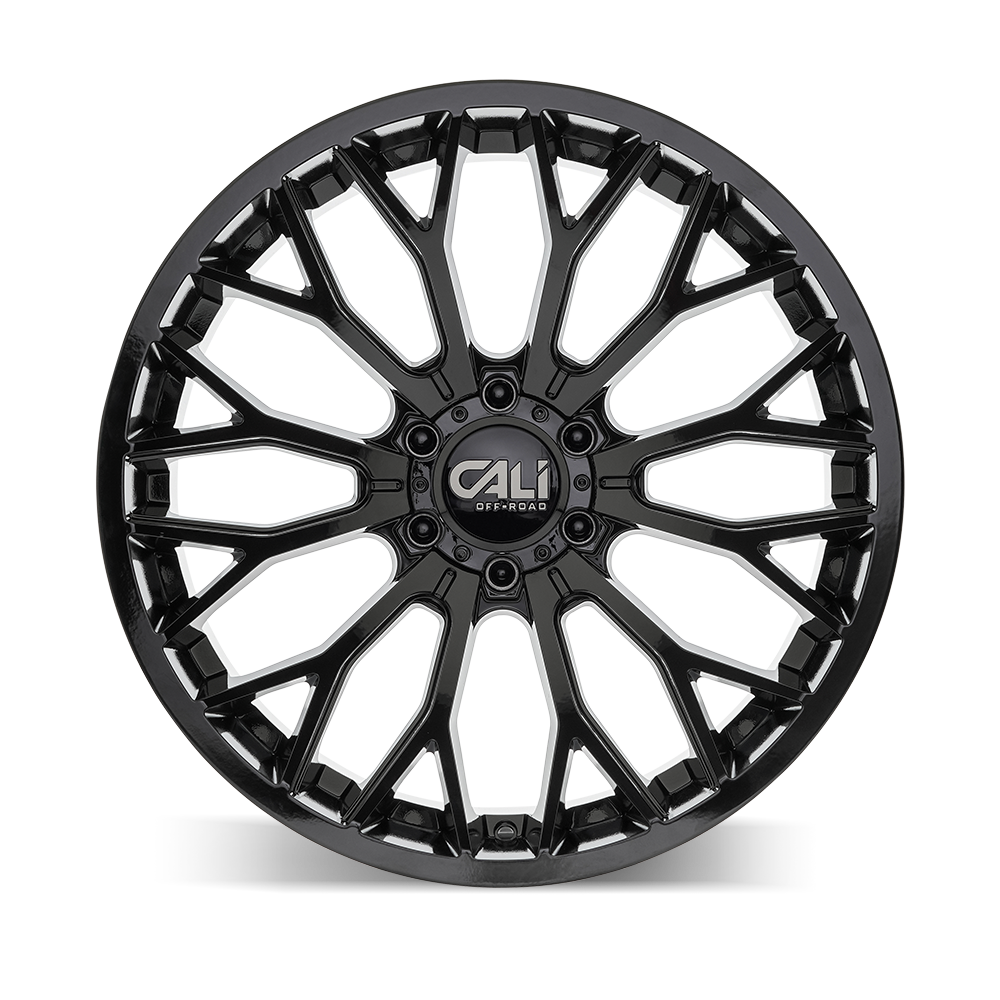 Cali Off-Road Evoke 9119 22x10 6x139.7 -19mm Gloss Black Wheel 9119-22183GB-19
