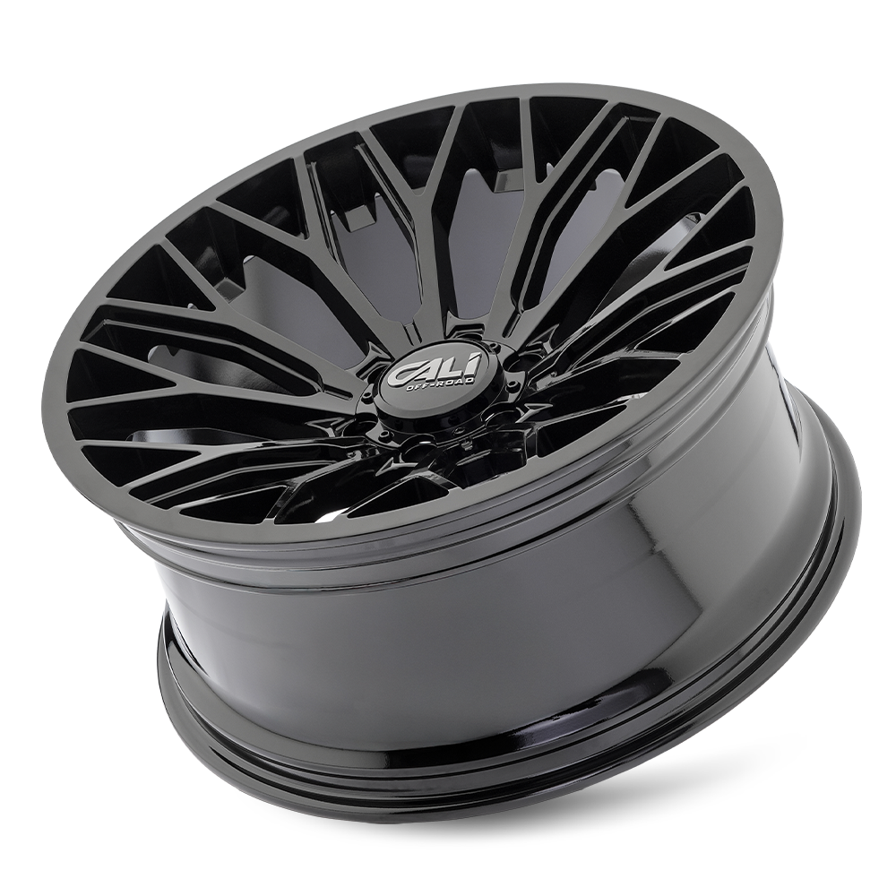 Cali Off-Road Evoke 9119 22x10 6x139.7 -19mm Gloss Black Wheel 9119-22183GB-19