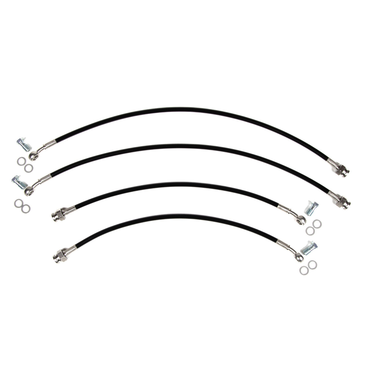 Chase Bays CB-CC-FW Front & Rear Caliper Brake Lines for 1997-2004 Chevrolet Corvette C5