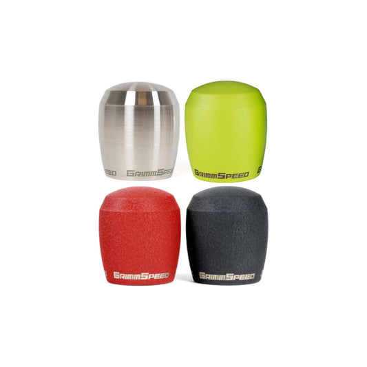 GrimmSpeed GRM038011 Stubby Shift Knob Stainless Steel (Raw) - M12x1.25