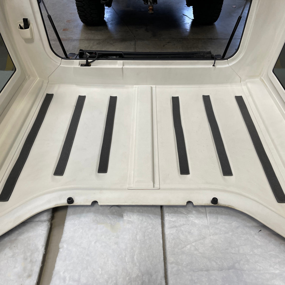 DEI for 2011-2018 Jeep Wrangler JK 2-Door Boom Mat Complete Headliner Kit - 6 Piece - Gray