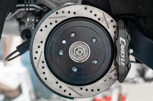 BMR 14-19 Chevrolet Corvette 17in Conversion Kit w/ Drilled & Slotted Rotors & Black Calipers