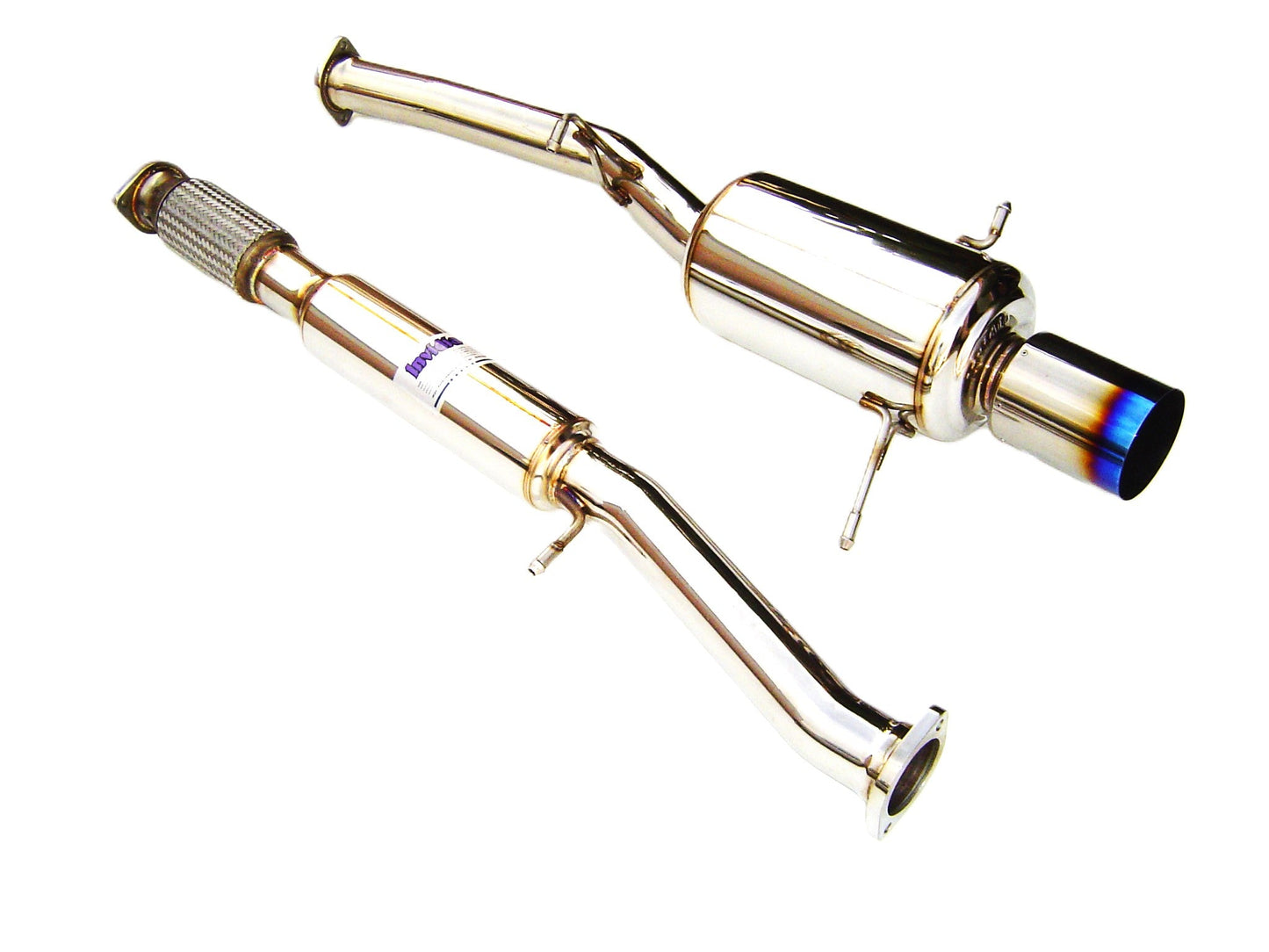 Invidia HS02SW1G2T 02-07 Subaru WRX/STI G200 Titanium tip Cat-back Exhaust
