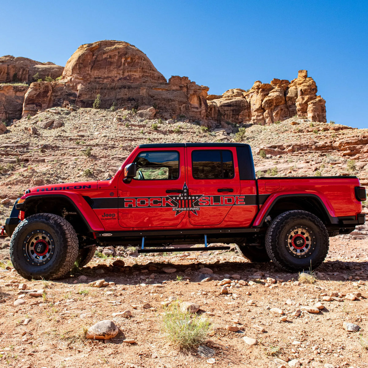 Rock Slide Engineering for 2024 Jeep Gladiator Side Step Sliders