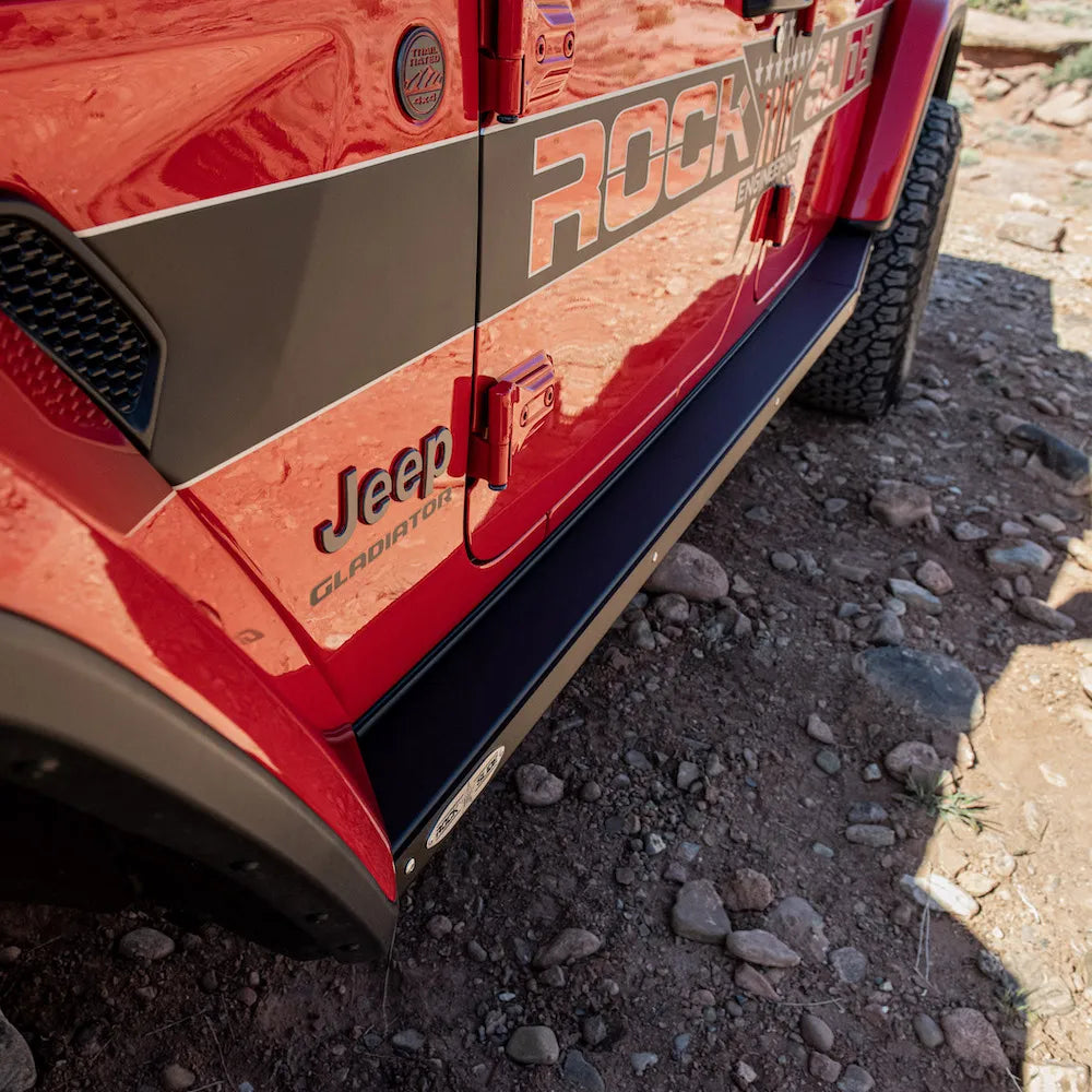 Rock Slide Engineering for 2024 Jeep Gladiator Side Step Sliders