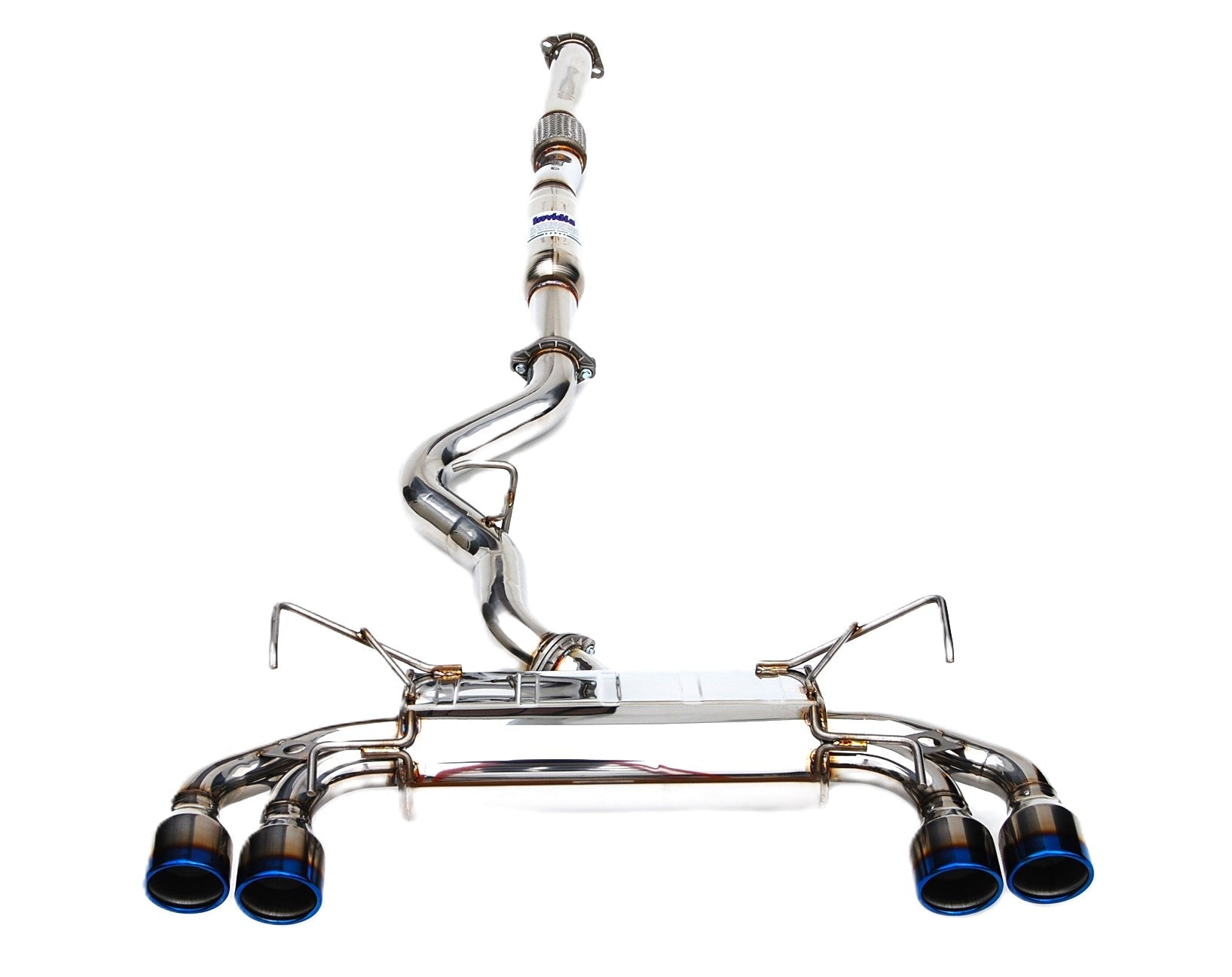 Invidia HS08STIG3T 08-14 Subaru STI 11-14 WRX Hatchback Q300 Quad Titanium tip Cat-back Exhaust