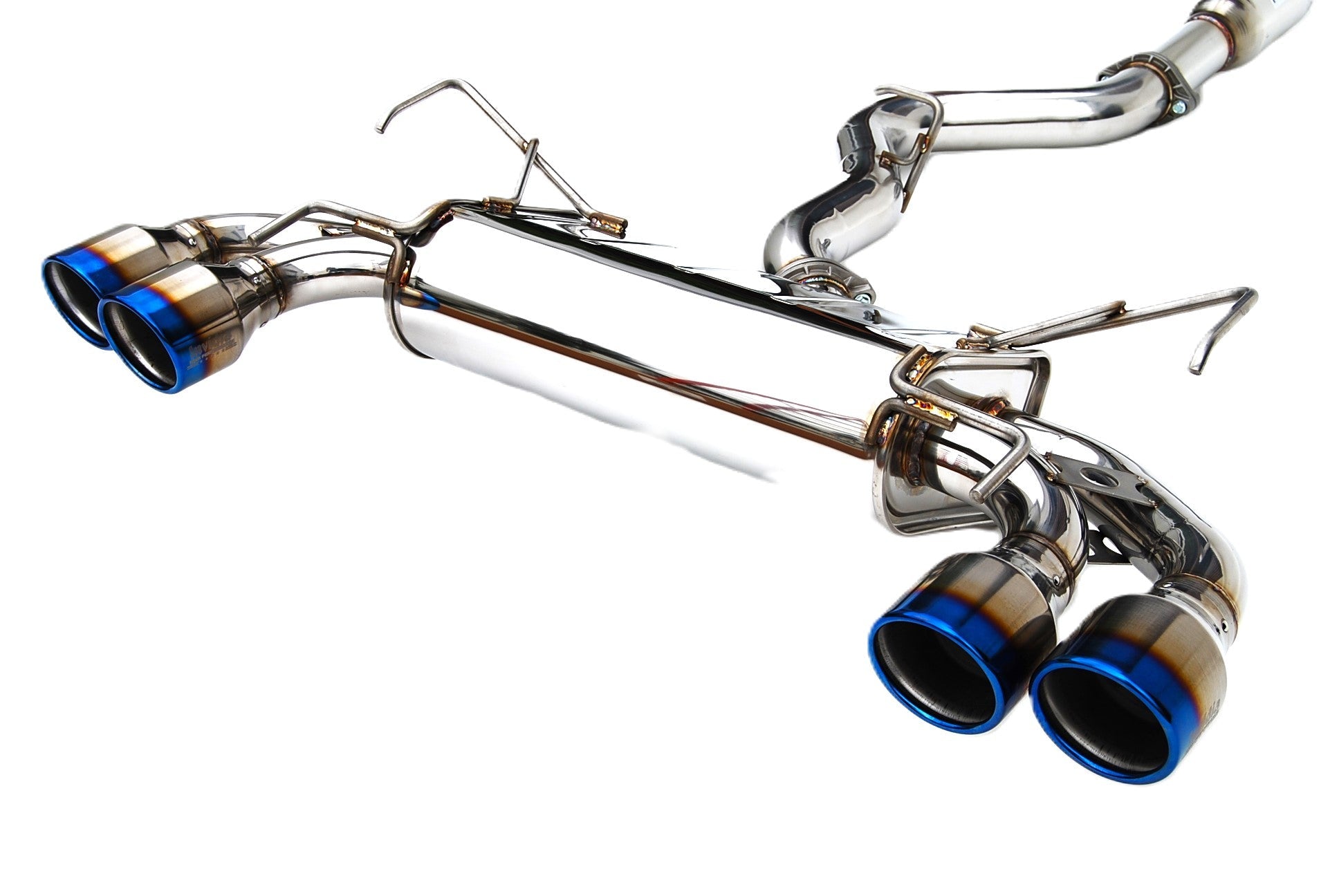 Invidia HS08STIG3T 08-14 Subaru STI 11-14 WRX Hatchback Q300 Quad Titanium tip Cat-back Exhaust