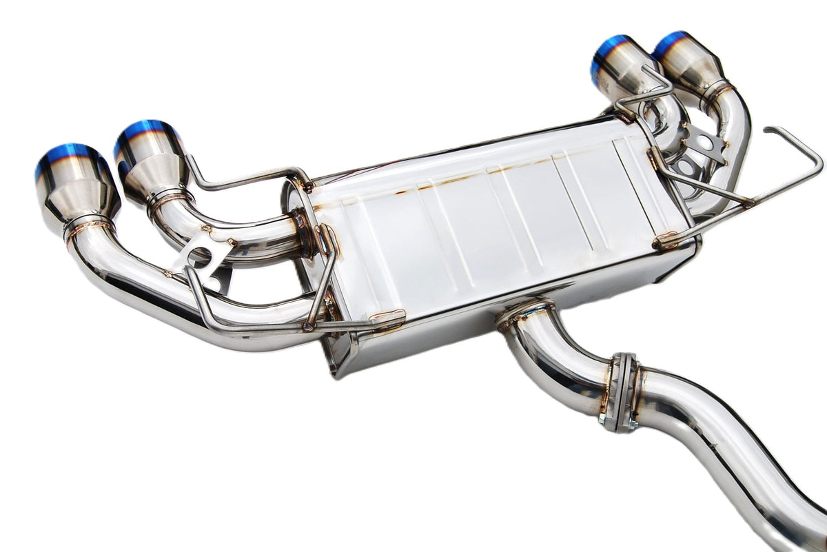 Invidia HS08STIG3T 08-14 Subaru STI 11-14 WRX Hatchback Q300 Quad Titanium tip Cat-back Exhaust