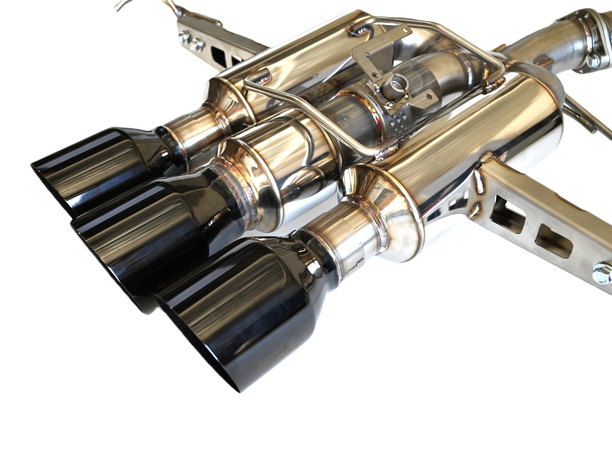 Invidia HS22CTRFGM3SBL 22-up Honda Civic Type-R FL5 R400 Black tips Cat-back Exhaust