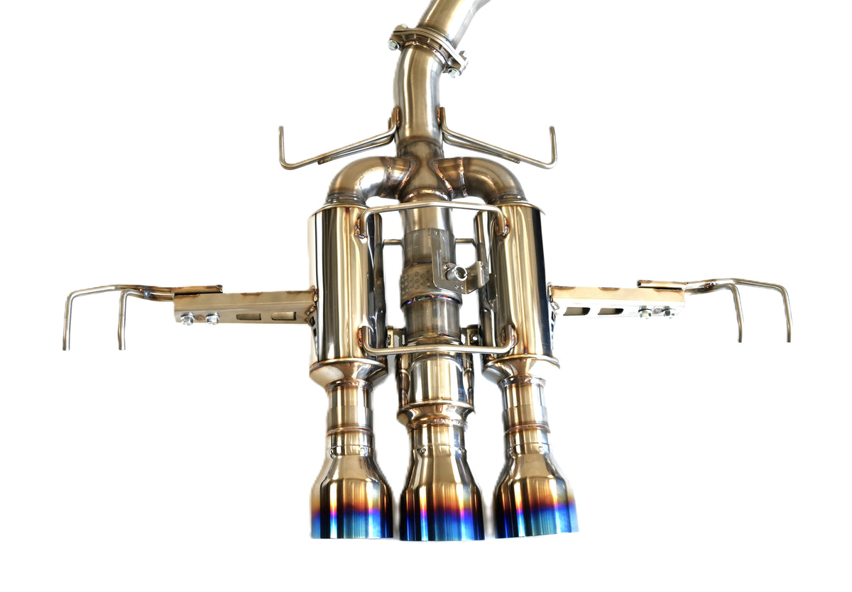 Invidia HS22CTRFGM3STL 22-Up Honda Civic Type-R FL5 R400 Titanium tip full Cat-back Exhaust