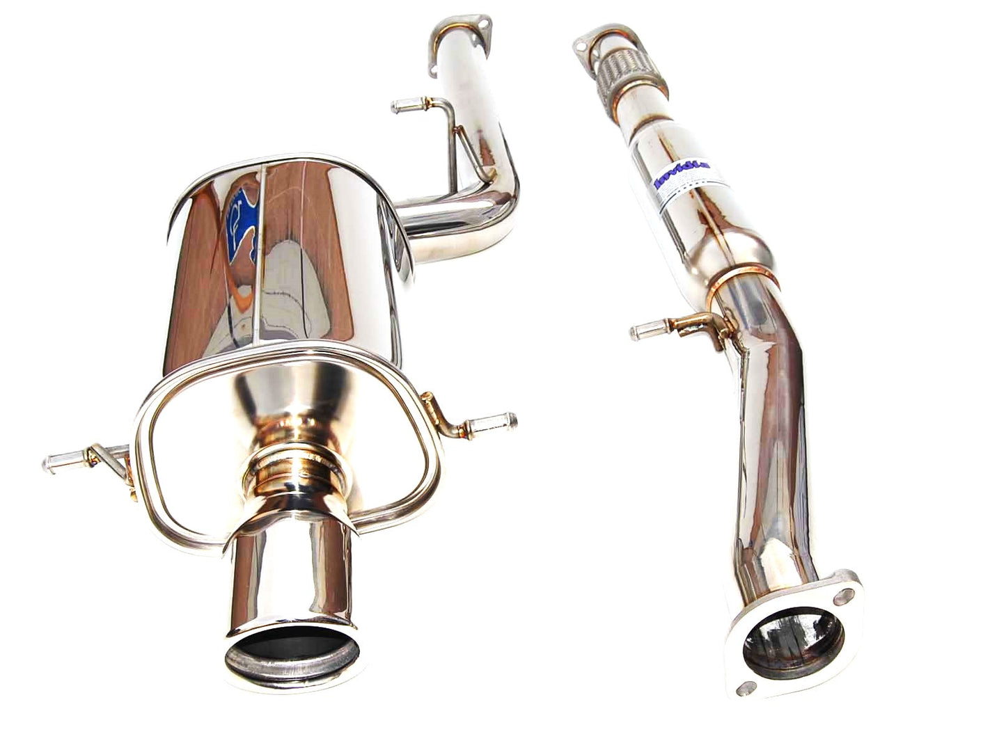 Invidia HS02SW1G3S 02-07 Subaru WRX/STI Q300 Rolled S.S.Tip Cat-back Exhaust