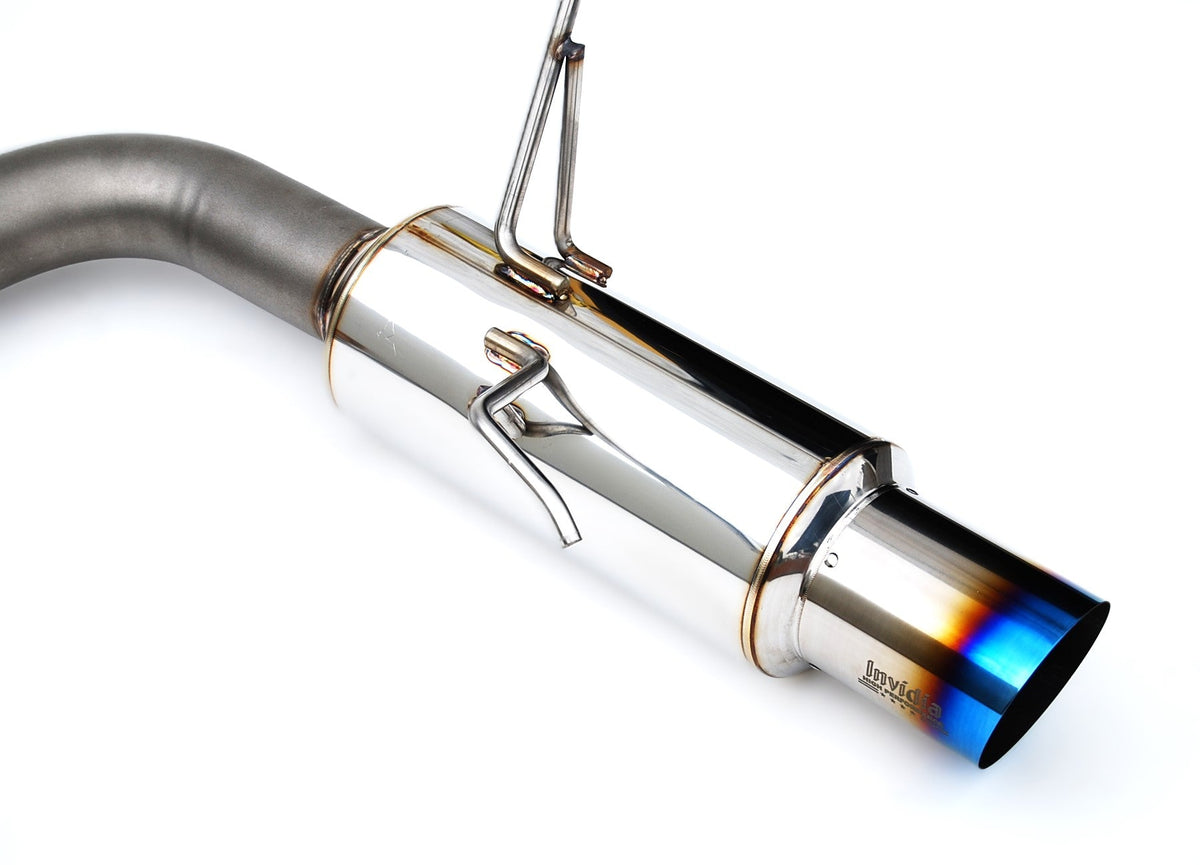 Invidia HS15SW4BGR1GT 15-21 Subaru WRX/STI Sedan BLAST BBP Single Racing Titanium tip Cat-back Exhaust