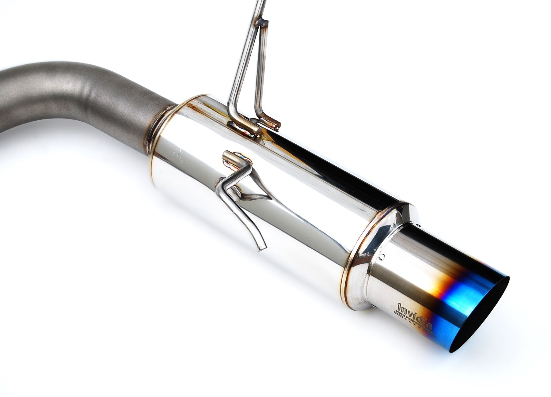 Invidia HS15SW4BGR1GT 15-21 Subaru WRX/STI Sedan BLAST BBP Single Racing Titanium tip Cat-back Exhaust