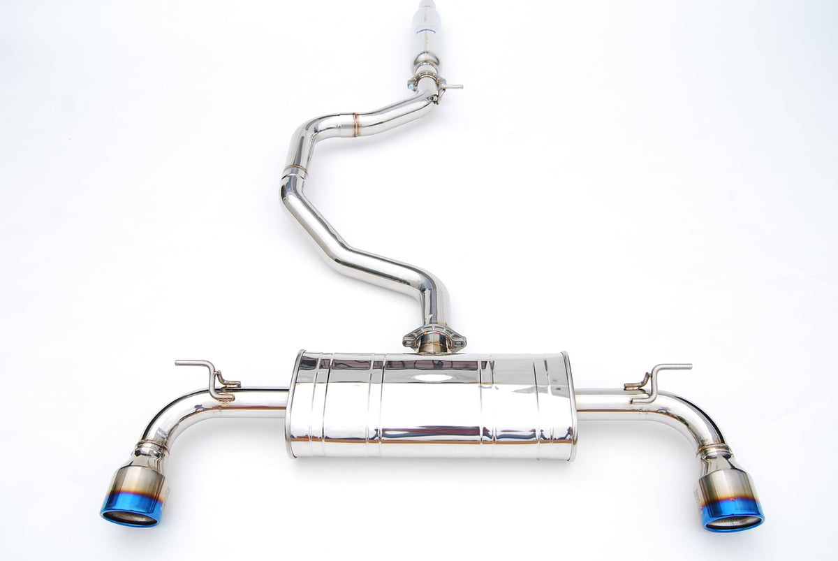Invidia HS13GF7G3T Volkswagen 13-16 VW Golf GTI MK7 Q300 Rolled Titanium tips Cat-back Exhaust