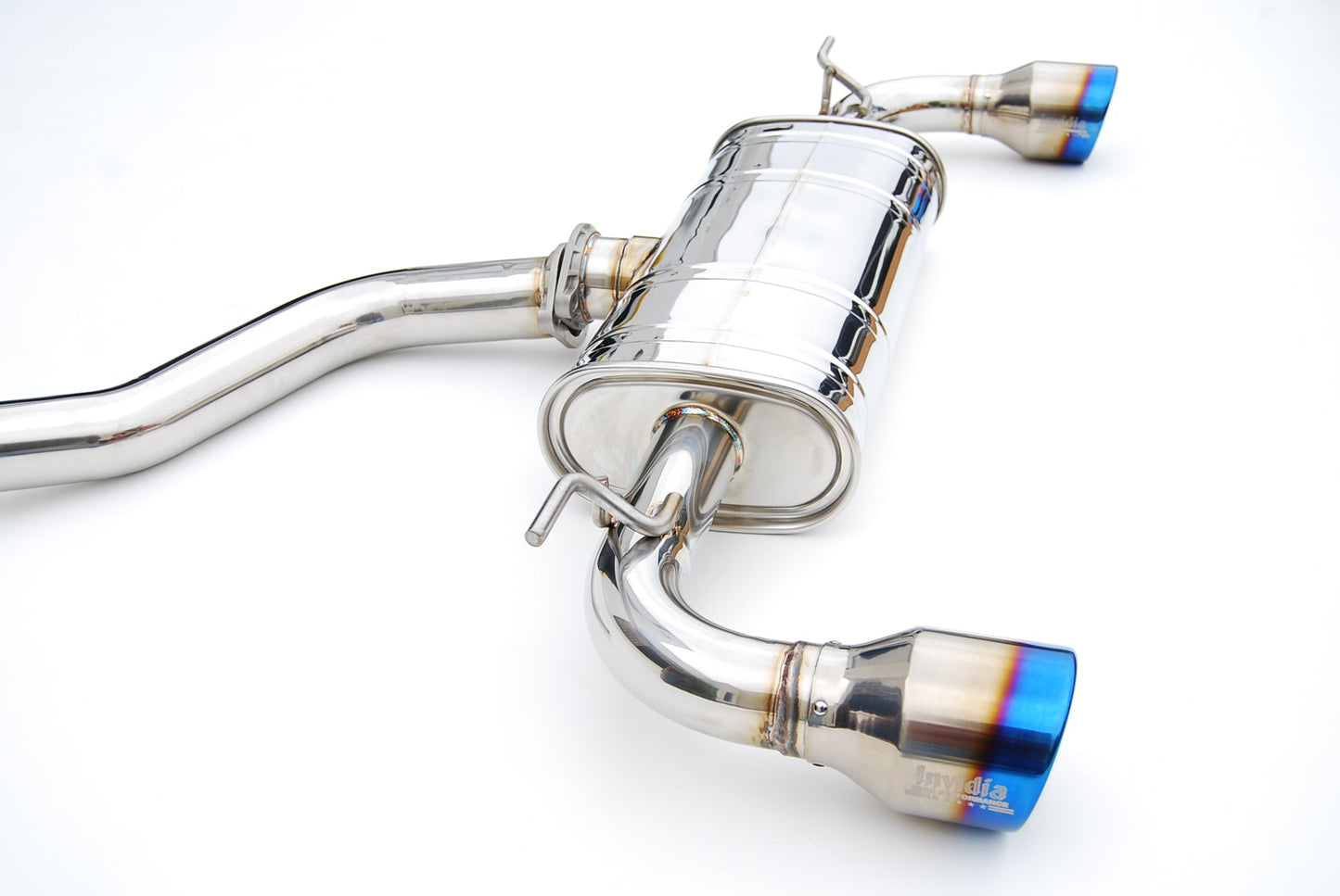 Invidia HS13GF7G3T Volkswagen 13-16 VW Golf GTI MK7 Q300 Rolled Titanium tips Cat-back Exhaust