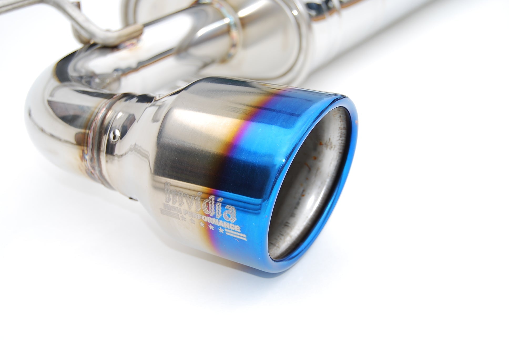 Invidia HS13GF7G3T Volkswagen 13-16 VW Golf GTI MK7 Q300 Rolled Titanium tips Cat-back Exhaust
