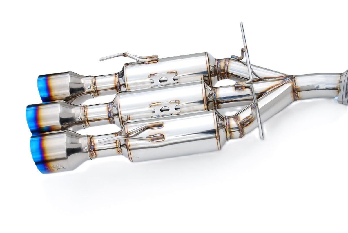 Invidia HS17CS27GM3ST 17-21 Honda Civic Si Coupe Gemini R400 Titanium tips Cat-back Exhaust