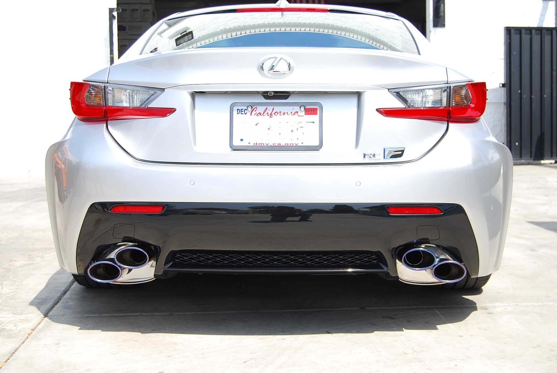 Invidia HS14LRF3TH 14-Up Lexus RC-F V8 Q300 Quad Titanium Tips Cat-back Exhaust