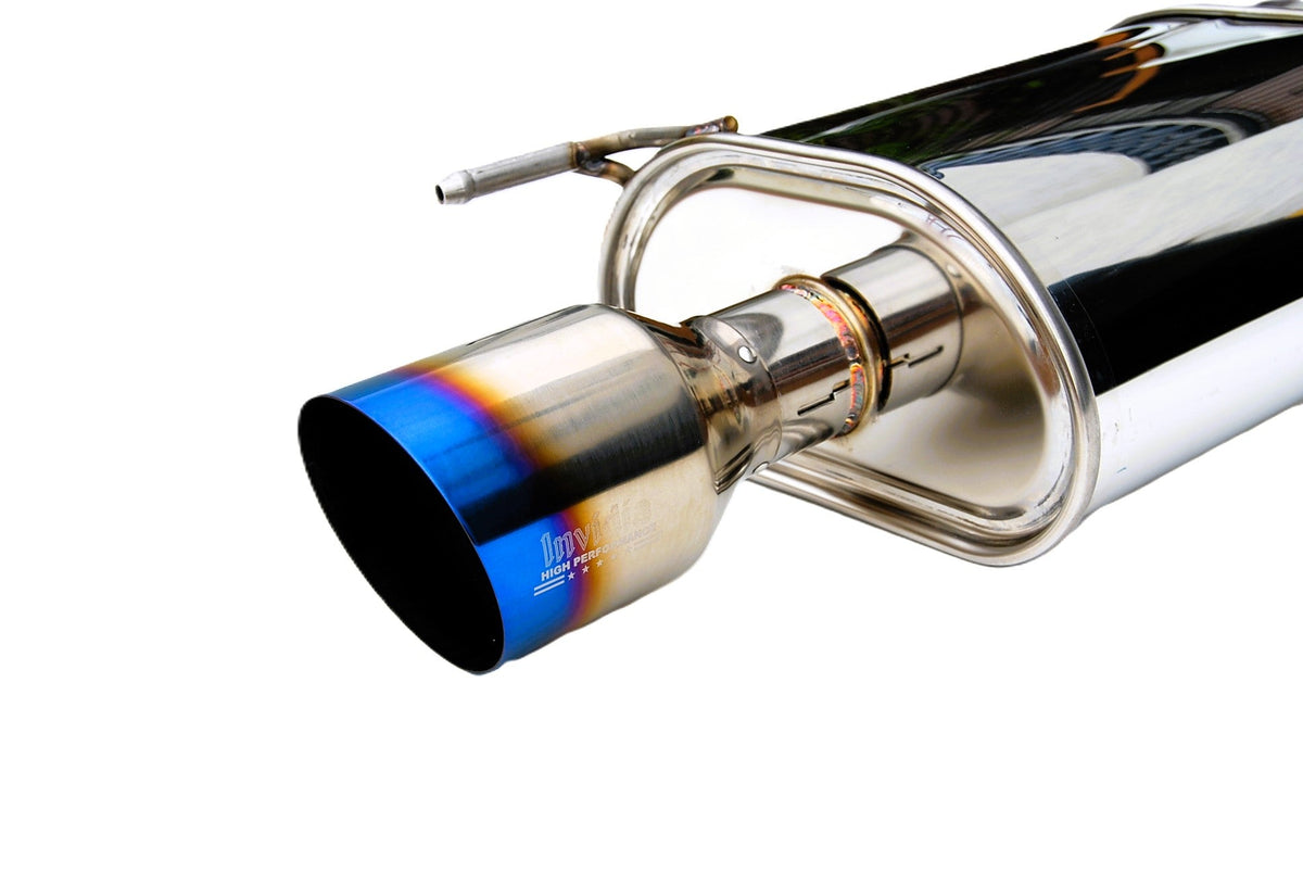 Invidia HS07IG4G3T 07-Up Infiniti G35/G37 Sedan Q300 Dual Single Layer Titanium tip Cat-back Exhaust