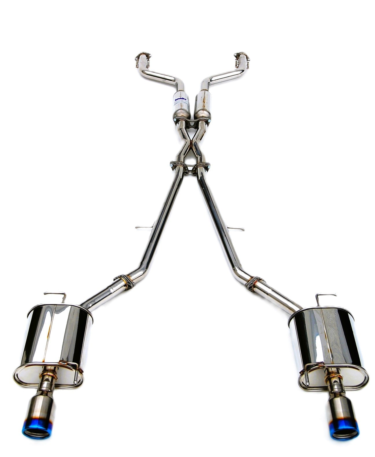 Invidia HS07IG4G3D 07-Up Infiniti G35/G37 Sedan Q300 Dual Rolled Titanium tip Cat-back Exhaust