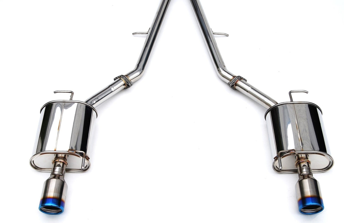 Invidia HS07IG4G3D 07-Up Infiniti G35/G37 Sedan Q300 Dual Rolled Titanium tip Cat-back Exhaust
