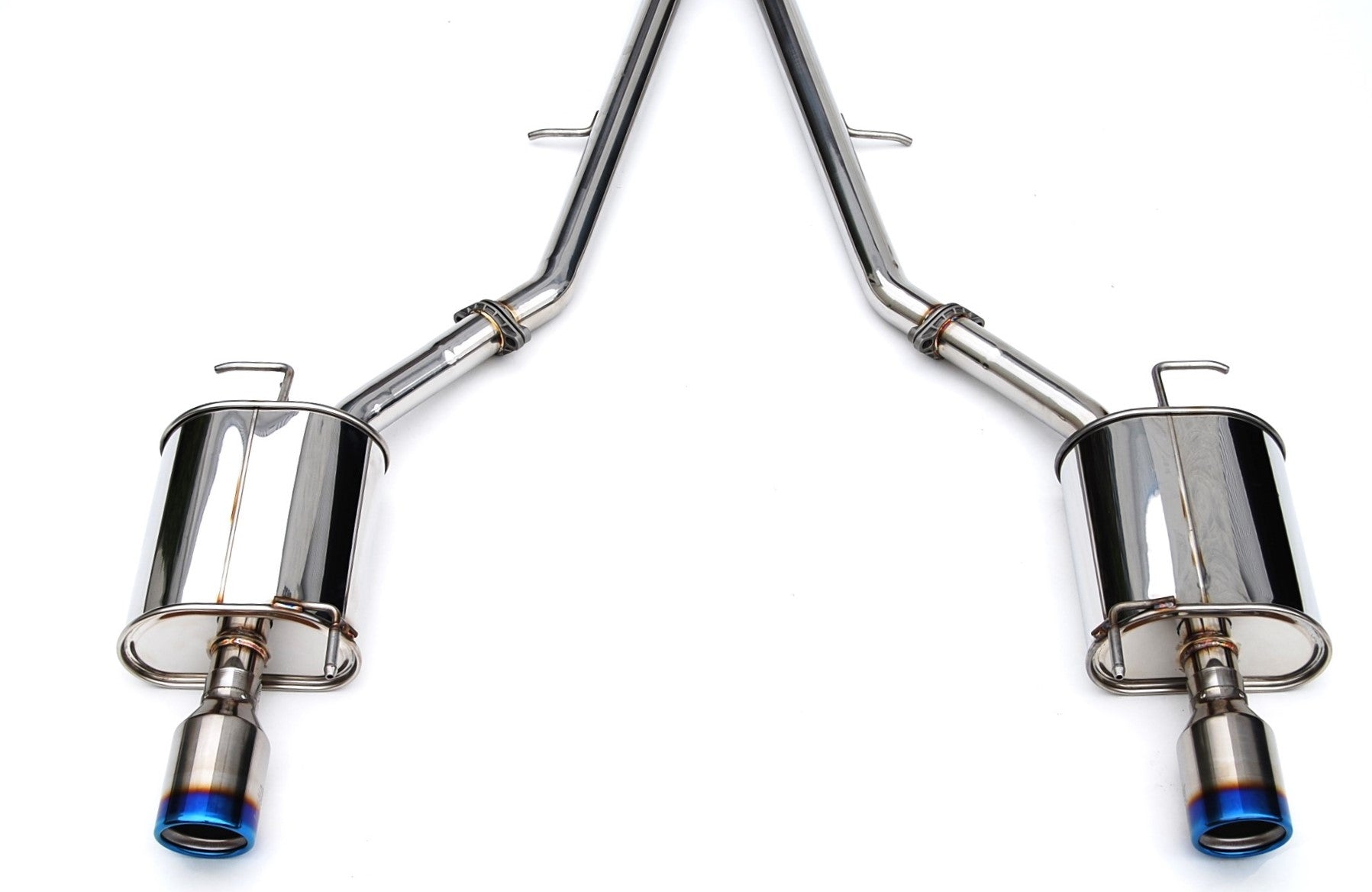 Invidia HS07IG4G3D 07-Up Infiniti G35/G37 Sedan Q300 Dual Rolled Titanium tip Cat-back Exhaust