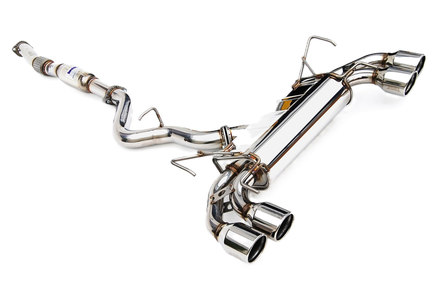 Invidia HS08STIG3S 08-14 Subaru STI 11-14 WRX Hatchback Q300 Quad S.S.tips Cat-back Exhaust