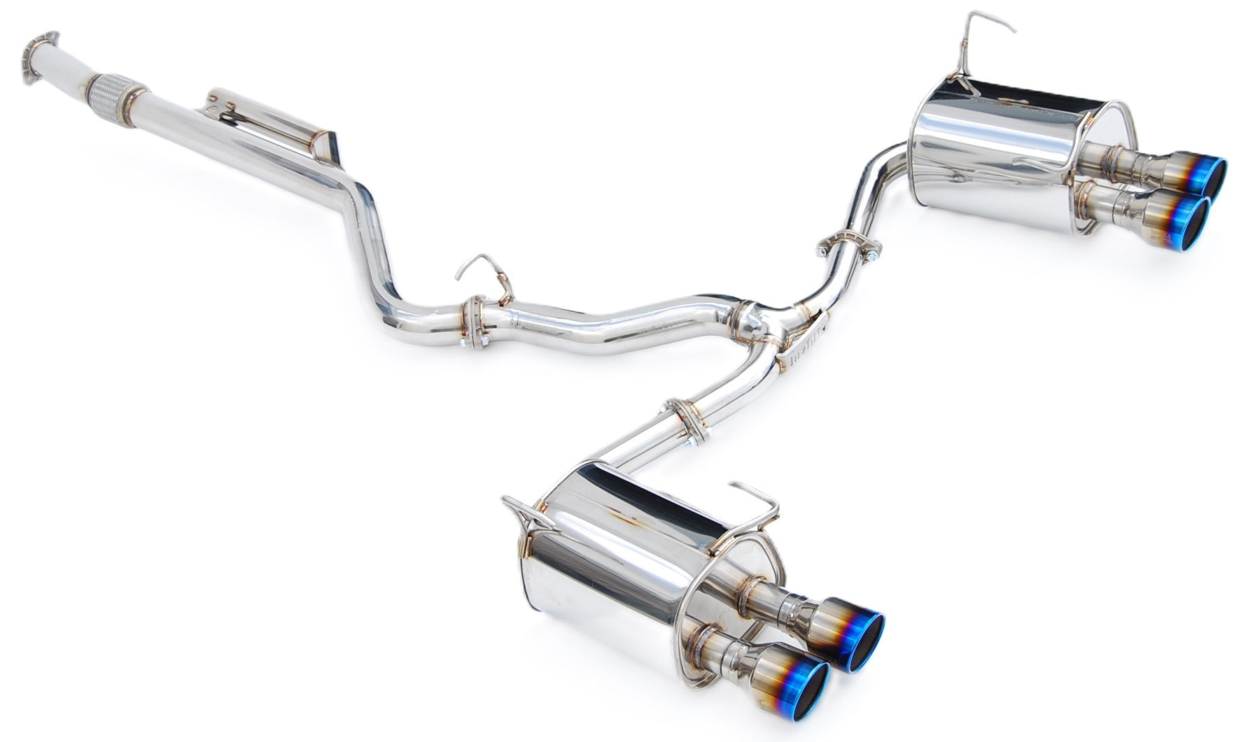 Invidia HS22WRXG3T 22-Up Subaru WRX Q300 Quad Titanium tips Cat-back Exhaust
