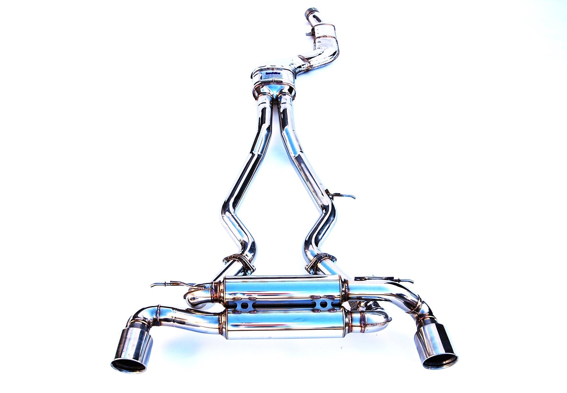 Invidia HS19TSP4VGM1RS 19-Up Toyota Supra 3.0T Gemini R400 Rolled S.S.Tips Cat-back Exhaust