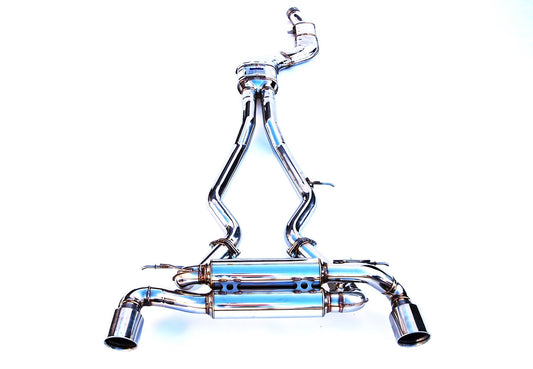 Invidia HS19TSP4VGM1RS 19-Up Toyota Supra 3.0T Gemini R400 Rolled S.S.Tips Cat-back Exhaust