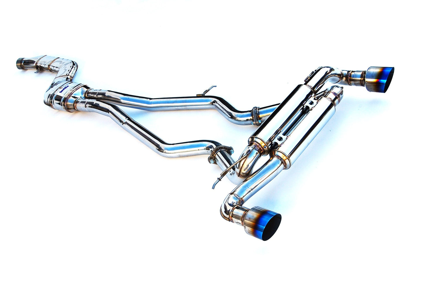 Invidia HS19TSP4VGM1GT 19-Up Toyota Supra 3.0T Gemini R400 Single Layer Titanium tip Cat-back Exhaust