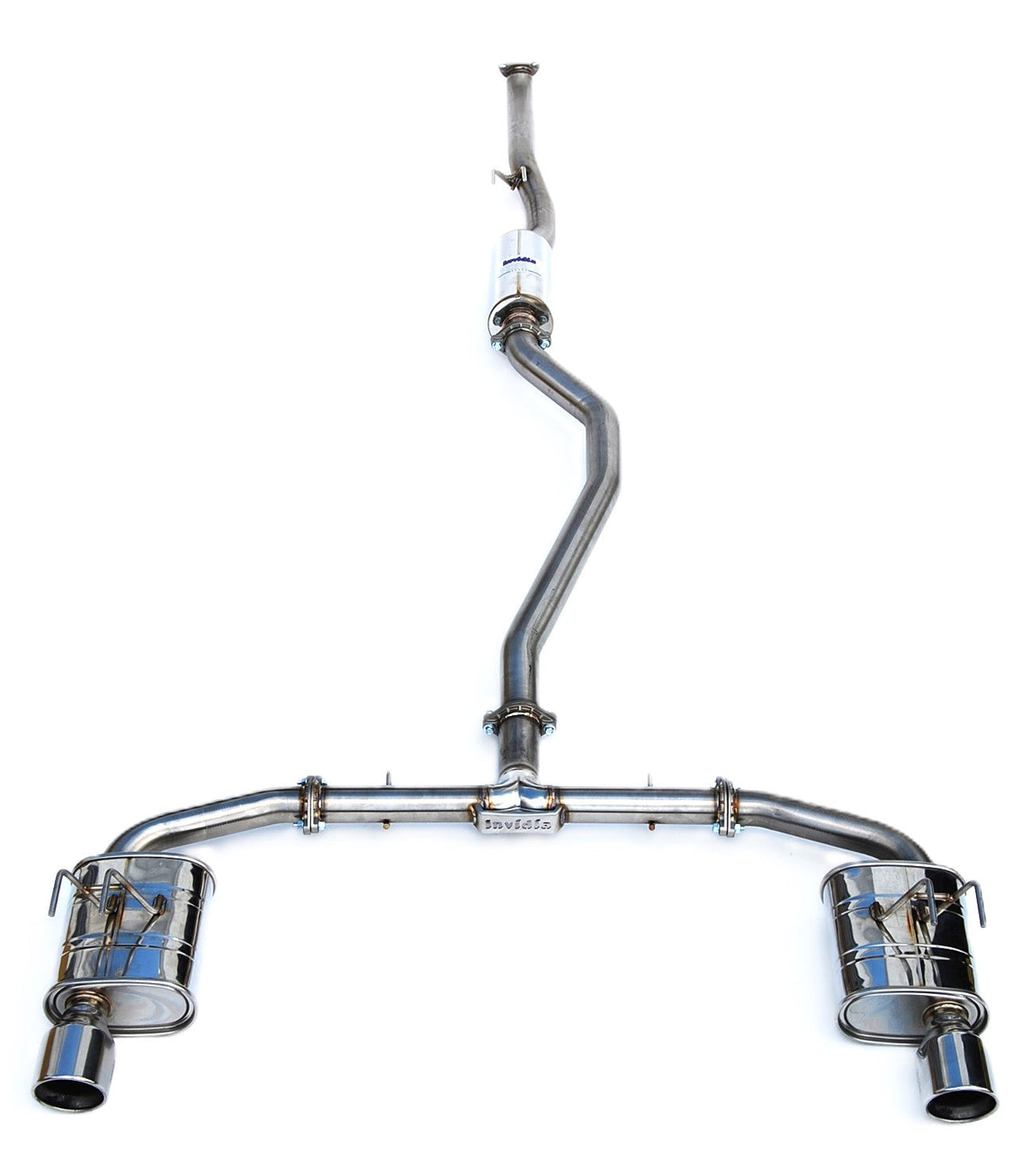 Invidia HS22HS4QD1RSL 22-Up Honda Civic Si Integra Base Dual Q300 S.S.Tips Cat-back Exhaust
