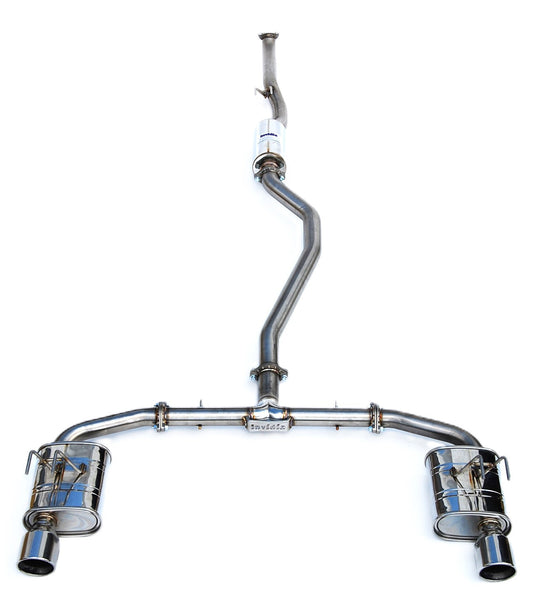 Invidia HS22HS4QD1RSL 22-Up Honda Civic Si Integra Base Dual Q300 S.S.Tips Cat-back Exhaust