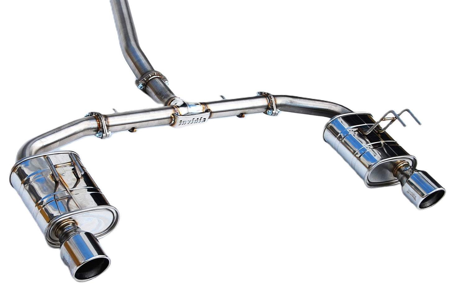 Invidia HS22HS4QD1RSL 22-Up Honda Civic Si Integra Base Dual Q300 S.S.Tips Cat-back Exhaust