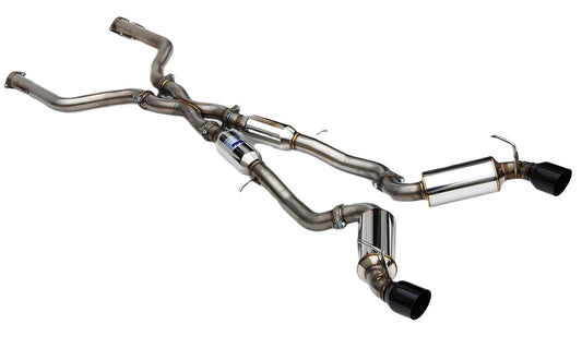 Invidia HS22N4Z7GD1SBL 22-Up Nissan New Z Dual N1 Black tip Cat-back Exhaust