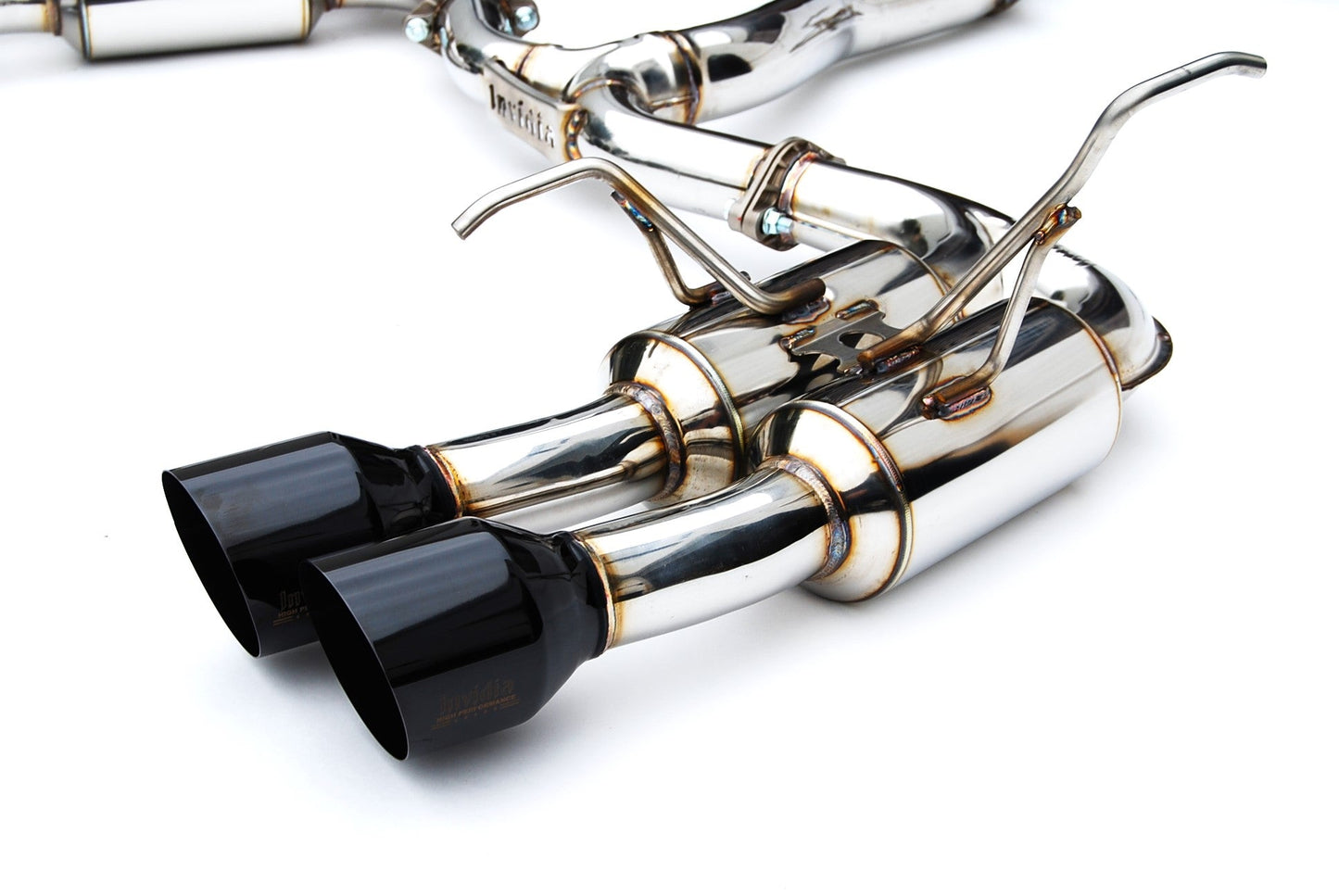 Invidia HS22WRXGM4SB 22-Up Subaru WRX Gemini R400 Quad Black tip Cat-back Exhaust