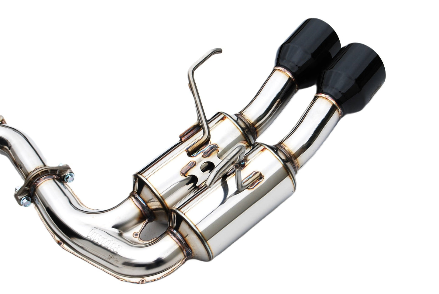 Invidia HS22WRXGM4SB 22-Up Subaru WRX Gemini R400 Quad Black tip Cat-back Exhaust