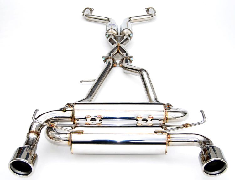 Invidia HS02N3ZGIS 02-08 Nissan 350Z Gemini Rolled S.S. tip Cat-back Exhaust