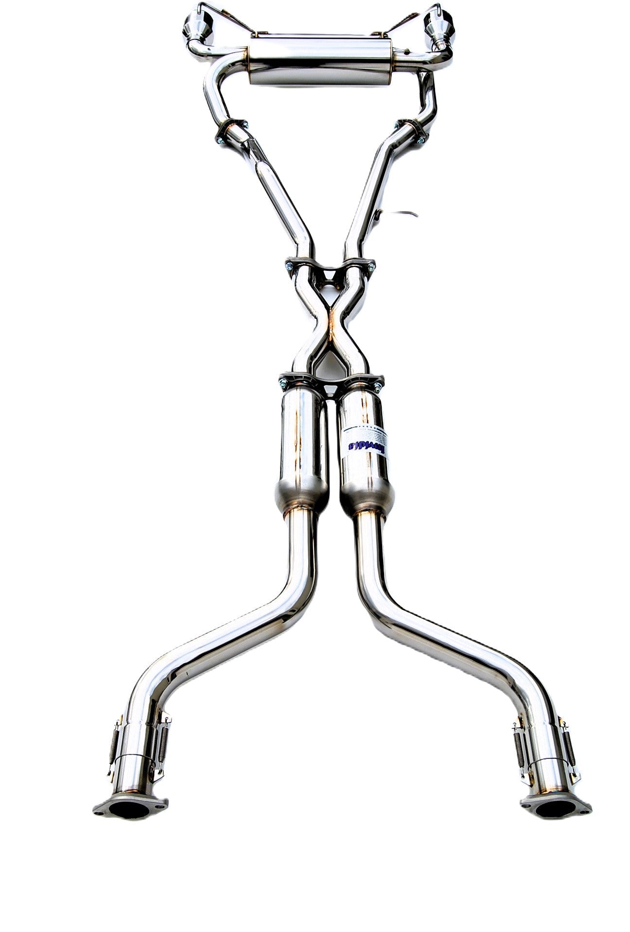 Invidia HS03IG3GIS 03-07 Infiniti G35 Coupe Gemini Rolled S.S. tip Cat-back Exhaust