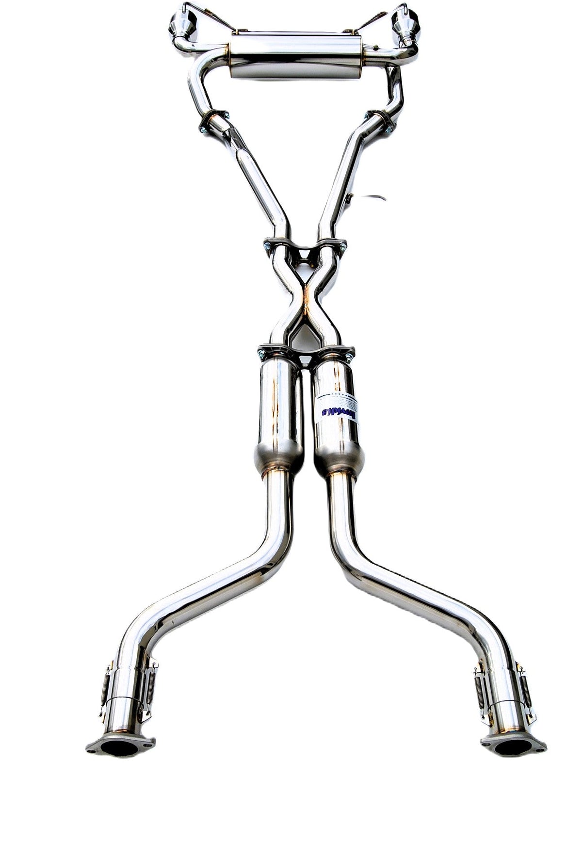 Invidia HS03IG3GIS 03-07 Infiniti G35 Coupe Gemini Rolled S.S. tip Cat-back Exhaust