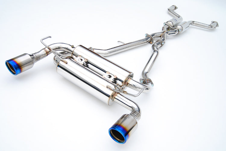 Invidia HS09N7ZGID 09-21 Nissan 370z Gemini Rolled Titanium tip Cat-back Exhaust