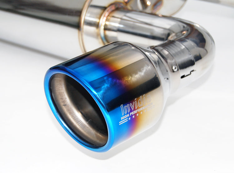 Invidia HS09N7ZGID 09-21 Nissan 370z Gemini Rolled Titanium tip Cat-back Exhaust