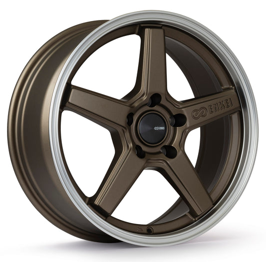 Enkei Quasar 18x8in / 5x114.3 BP / 35mm Offset / 72.6mm Bore - Matte Bronze Wheel