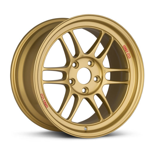 Enkei RPF1 18x8.5 5x114.3 40mm Offset 73mm Bore Gold Wheel G35/350z