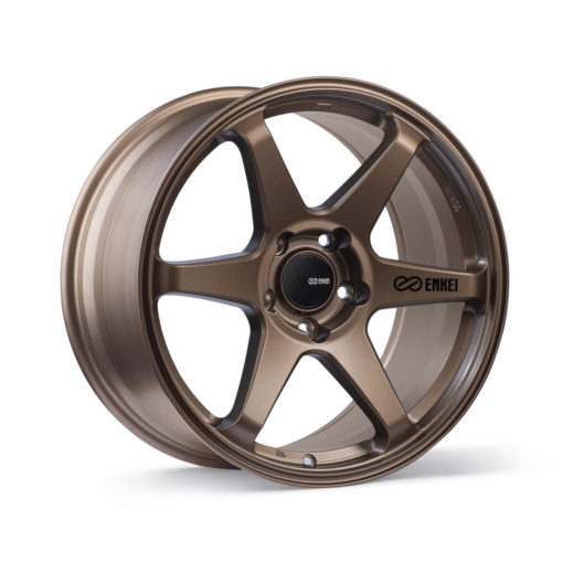 Enkei T6R 18x9.5 38mm Offset 5x114.3 Bolt Pattern 72.6 Bore Gloss Black Wheel