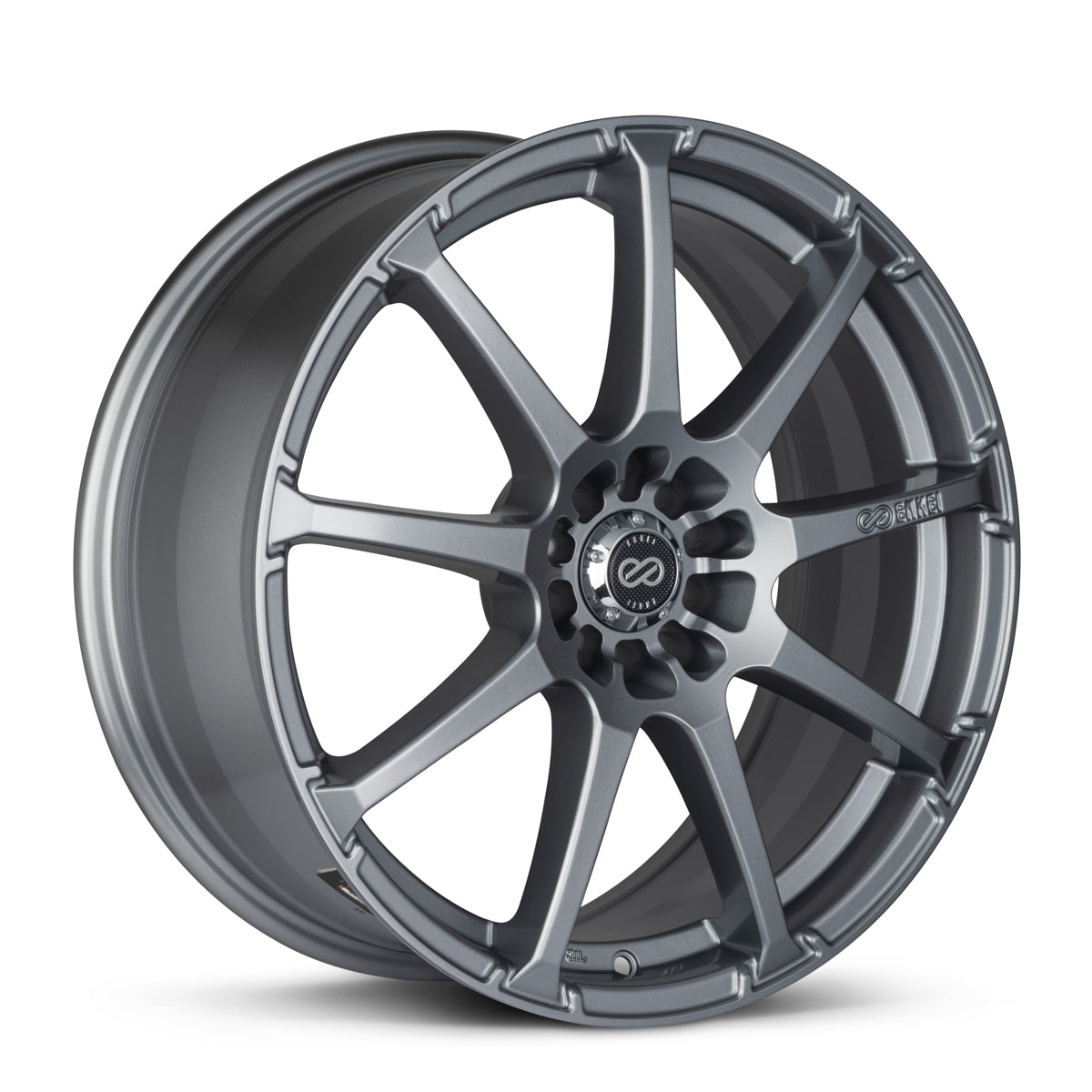Enkei EDR9 17x7 5x100/114.3 45mm offset 72.6 Bore Diameter Silver Wheel
