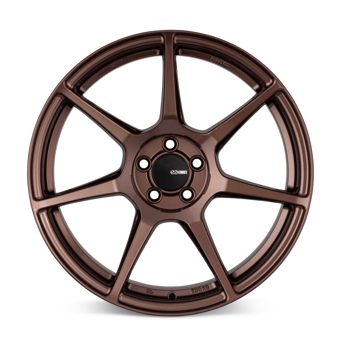 Enkei TFR 18x9.5 5x114.3 38mm Offset 72.6 Bore Diameter Copper Wheel