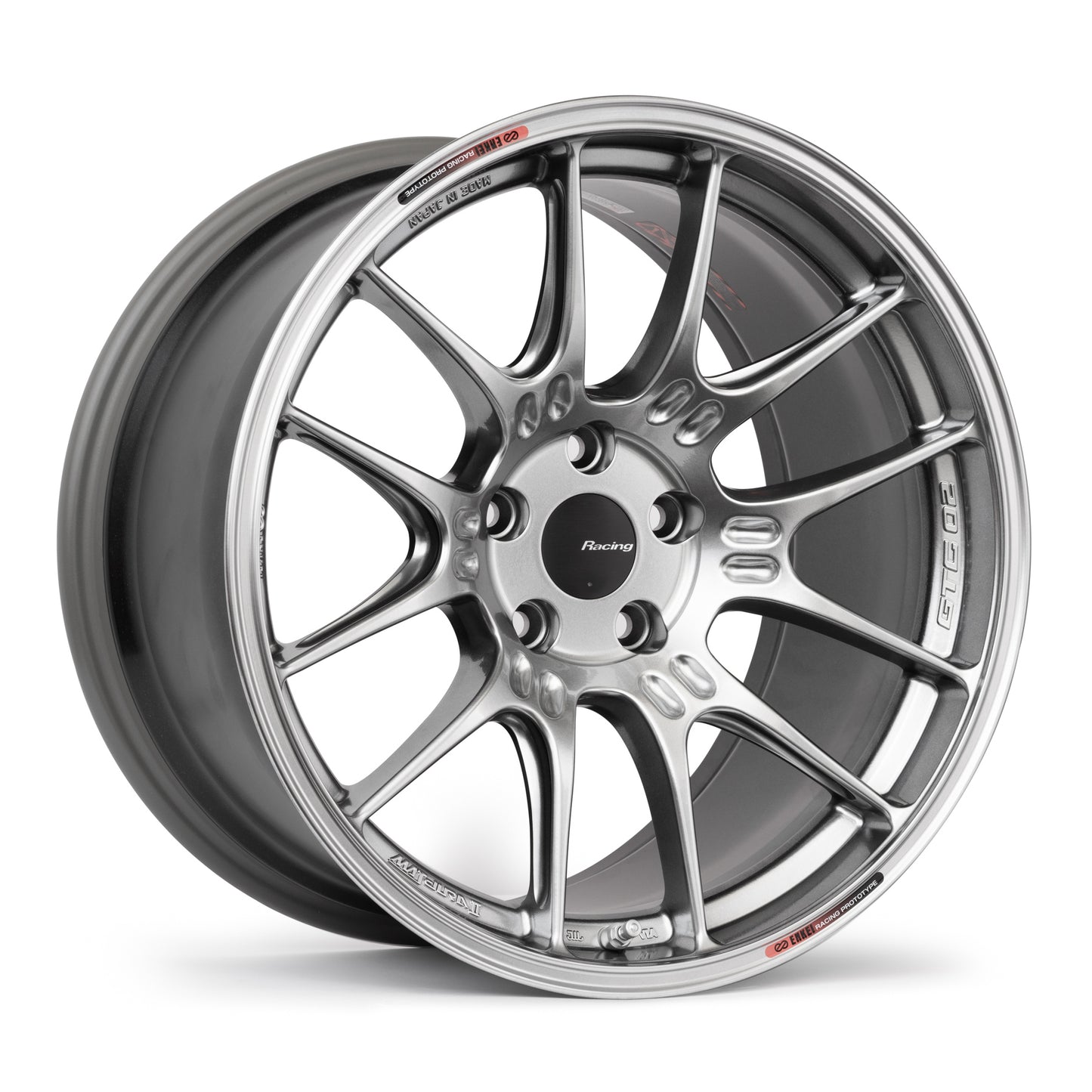 Enkei GTC02 17x7.5 4x100 35mm Offset 66.5mm Bore Black Wheel